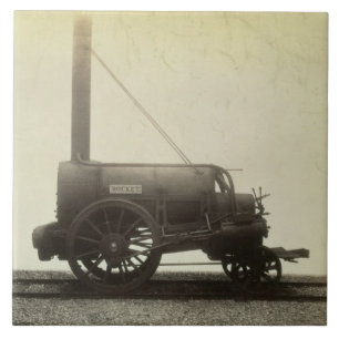 Das "Rocket" entwarf durch George Stephenson Fliese