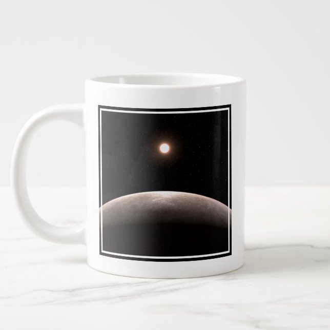 Das Rocky Exoplanet Lhs 475 B und sein Host Star. Jumbo-Tasse (Links)