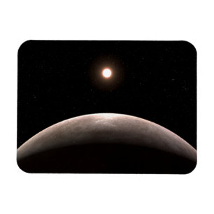 Das Rocky Exoplanet Lhs 475 B und sein Host Star. Magnet