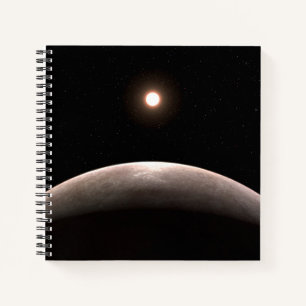 Das Rocky Exoplanet Lhs 475 B und sein Host Star. Notizbuch