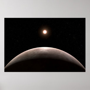 Das Rocky Exoplanet Lhs 475 B und sein Host Star. Poster