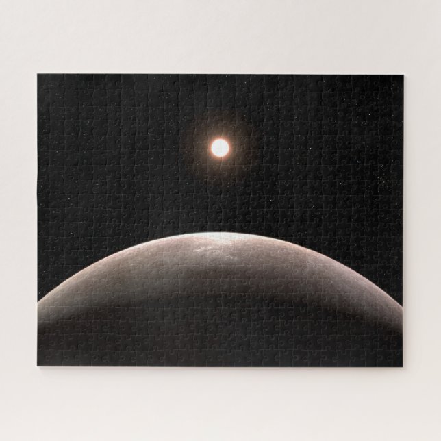 Das Rocky Exoplanet Lhs 475 B und sein Host Star. Puzzle (Horizontal)