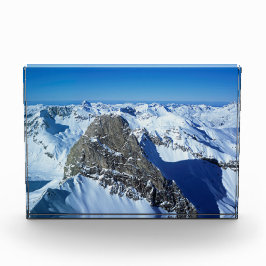 Das Roggspitze St Anton Holiday Card Poster Fotoblock