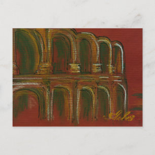 das römische Ampitheater in Arles Postkarte