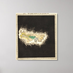 Das Römische Reich im Augustiner Zeitalter 1 n. Ch Leinwanddruck