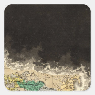 Das römische Reich in der Augustan Alter 1 ANZEIG Quadratischer Aufkleber