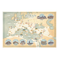 Das Römische Reich Karte 117 n.Chr.