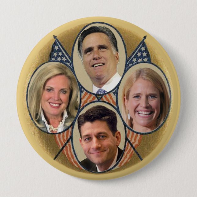 Das Romney Ryan Team Button (Vorderseite)