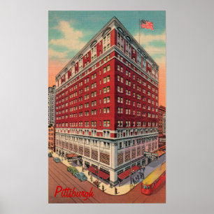 Das Roosevelt Hotel Vintage Poster