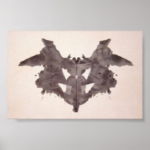 Das Rorschach-Prüfklotz 1 Poster