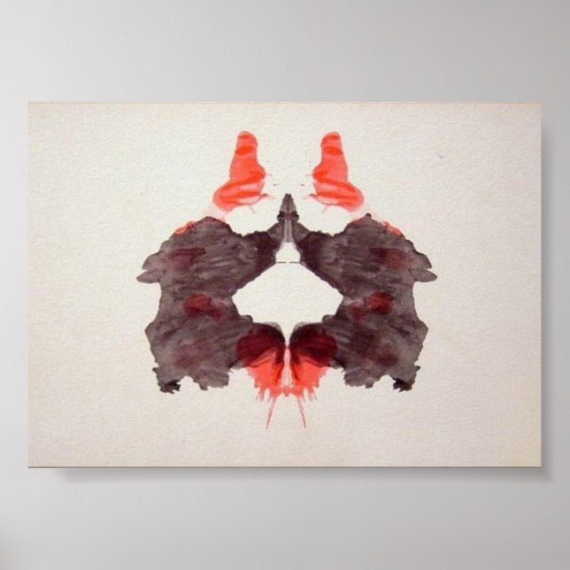 Das Rorschach-Prüfklotz-Plakat 2 Poster (Vorne)