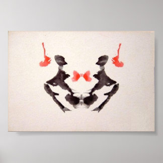 Das Rorschach-Prüfklotz-Plakat 3 Poster