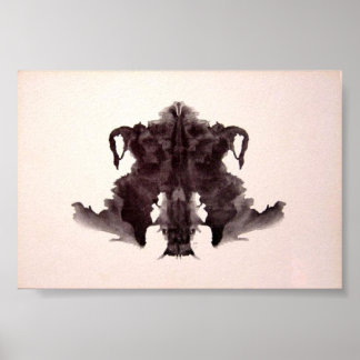 Das Rorschach-Prüfklotz-Plakat 4 Poster