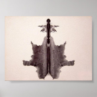 Das Rorschach-Prüfklotz-Plakat 6 Poster