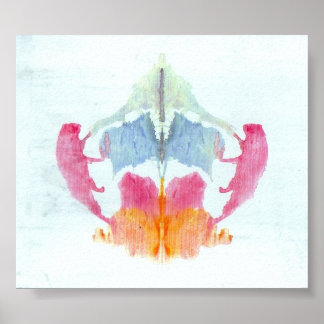 Das Rorschach-Prüfklotz-Plakat 8 Poster