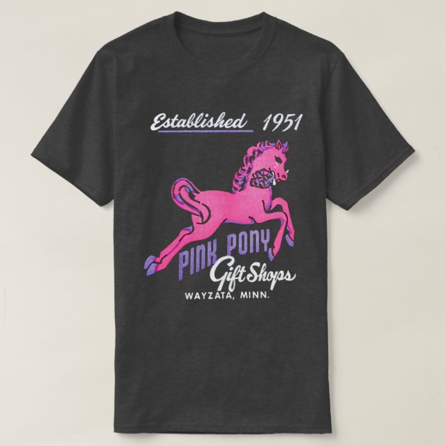 Das rosa Pony T-Shirt (Design vorne)