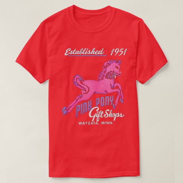Das rosa Pony T-Shirt (Design vorne)
