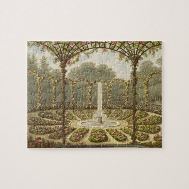 Das Rosenbeet bei Ashridge, Kneipe. durch J. Puzzle (Horizontal)