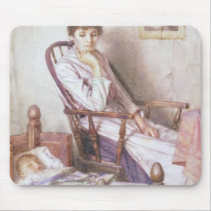 Das rosige Idol ihrer Einsamkeit Mousepad