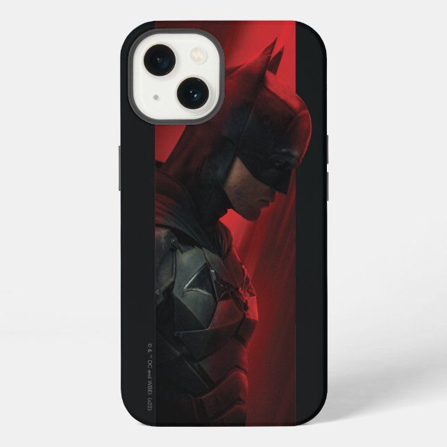 Das rote Balkenprofil des Batman iPhone Hülle (Rückseite)