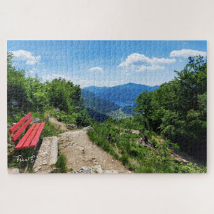 das rote Bank-Puzzle Puzzle