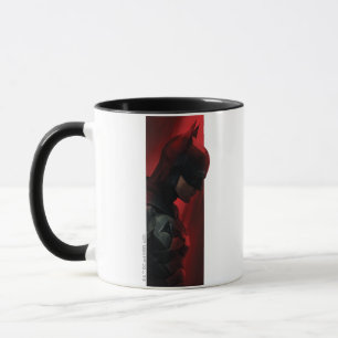 Das rote Bar-Profil von Batman Tasse