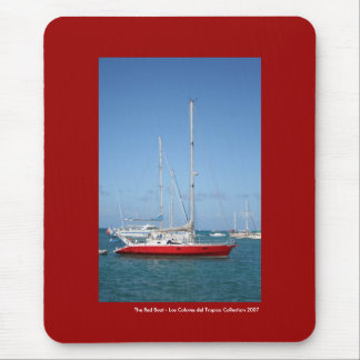 Das rote Boot Mousepad