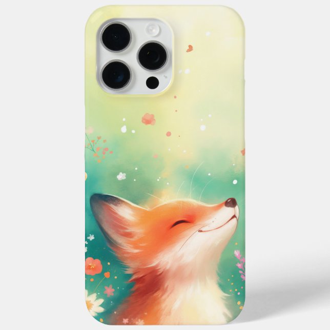 Das rote Fox-Lächeln Case-Mate iPhone Hülle (Rückseite)