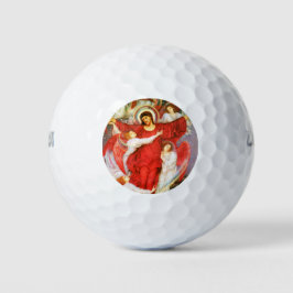 Das Rote Kreuz (Kreuzigung Jesu Christi) Golfball