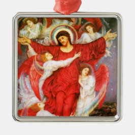 Das Rote Kreuz (Kreuzigung Jesu Christi) Ornament Aus Metall