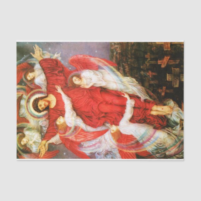 Das Rote Kreuz (Kreuzigung Jesu Christi) Seidenpapier (Vorderseite)