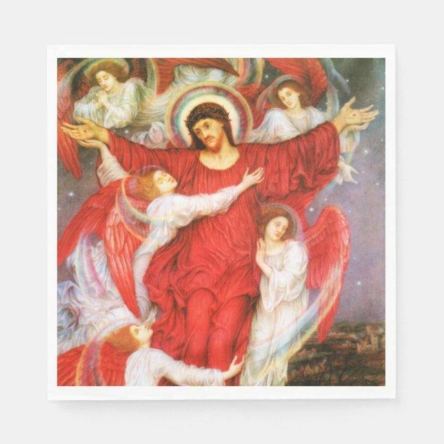 Das Rote Kreuz (Kreuzigung Jesu Christi) Serviette (Vorderseite)