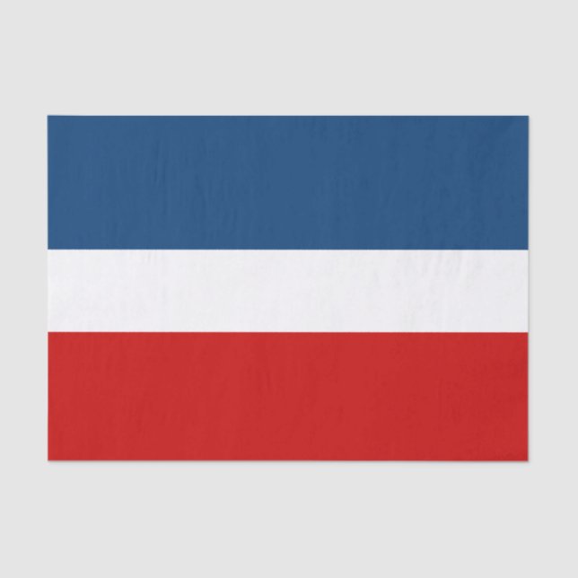 Das rote weiße und blaue 10lb Seidenpapier, weiß Seidenpapier (Vorderseite)