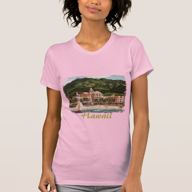 Das Royal Hawaiian Hotel T-Shirt (Vorderseite)