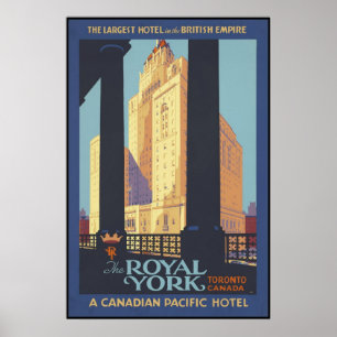 Das Royal York Toronto Canada Poster