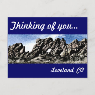 Das Rückgrat des Teufels in Loveland, CO Postkarte