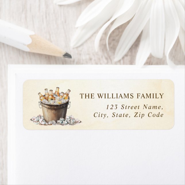 Das Rücksendesiegel für das neue Jahr-Party (Insitu)