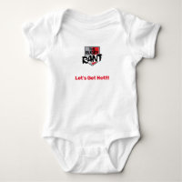 Das Rugby Rant Baby One Stück - Lass uns heiß werd