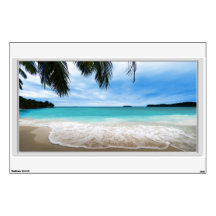 Das ruhige 3D-Bildfenster des Beach Sea View