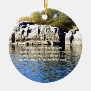 Das ruhige Gebet Keramik Ornament