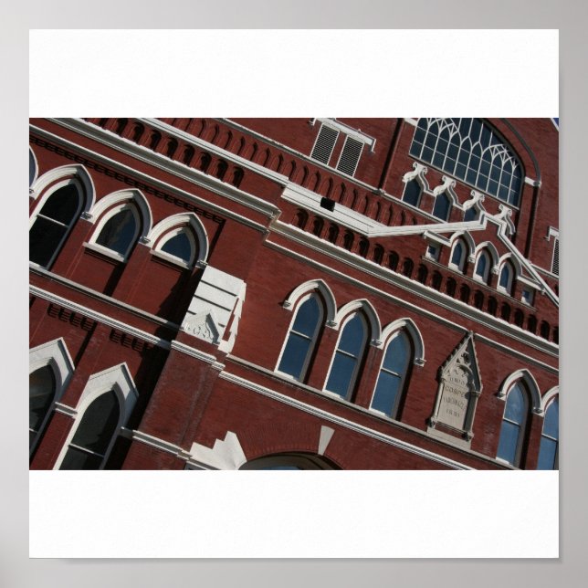 Das Ryman Auditorium Poster (Vorne)