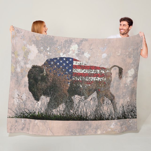 Das Sacred Buffalo Fleece Blanket (Beispiel)