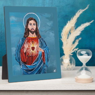 Das Sacred Heart Gemälde von Alfred Fox Fotoplatte