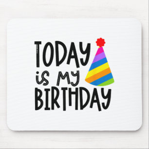 Das sagt heute ist mein Geburtstag - Partyhut-Desi Mousepad