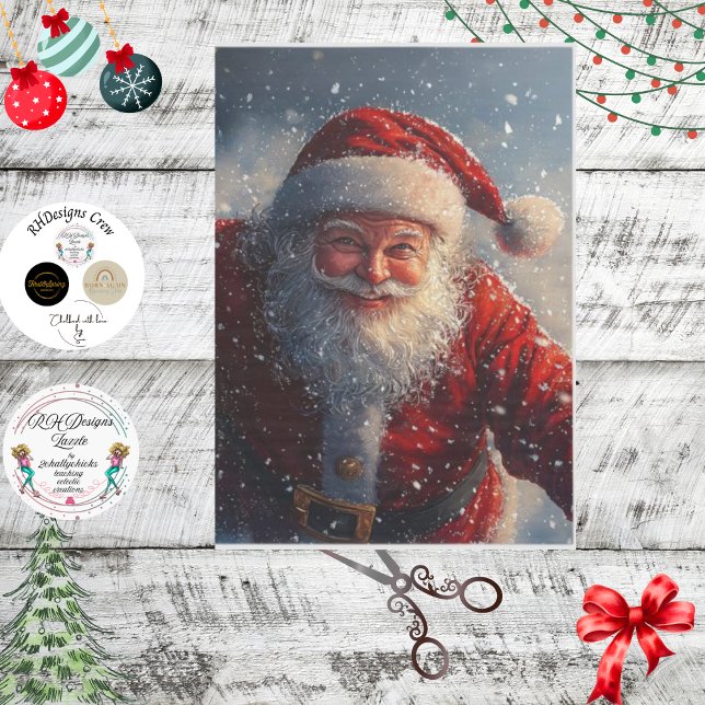 Das Saint-Nick im Schnee Seidenpapier (Von Creator hochgeladen)