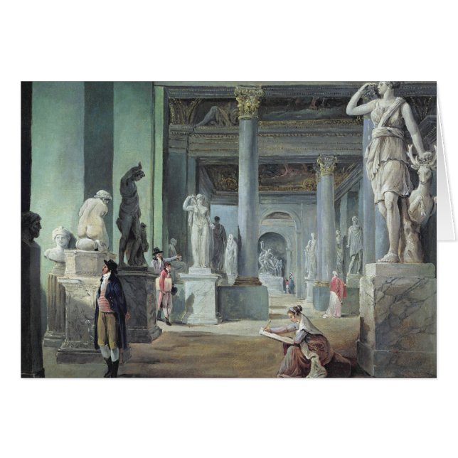 Das Salle DES Saisons am Louvre, C. 1802 (Vorderseite (Horizontal))