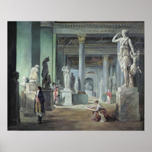 Das Salle DES Saisons am Louvre, C. 1802 Poster