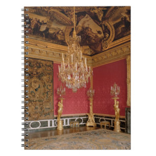 Das Salon d'Apollon (Apollo-Raum) mit Tapisserien Notizblock