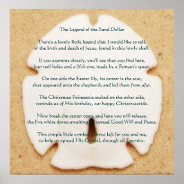 Das Sand-Dollar-Poster Poster