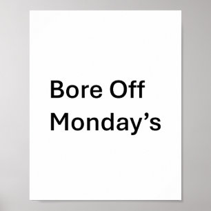 Das sarkastische Plakat vom Montag wird geblockt